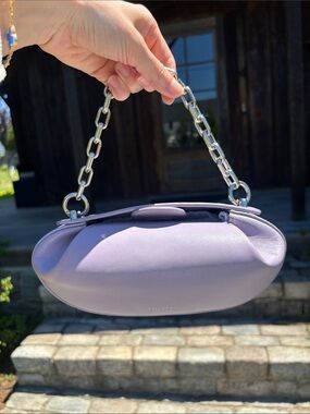 Yuzefi Purple Dinner Roll Bag - Chain Handle